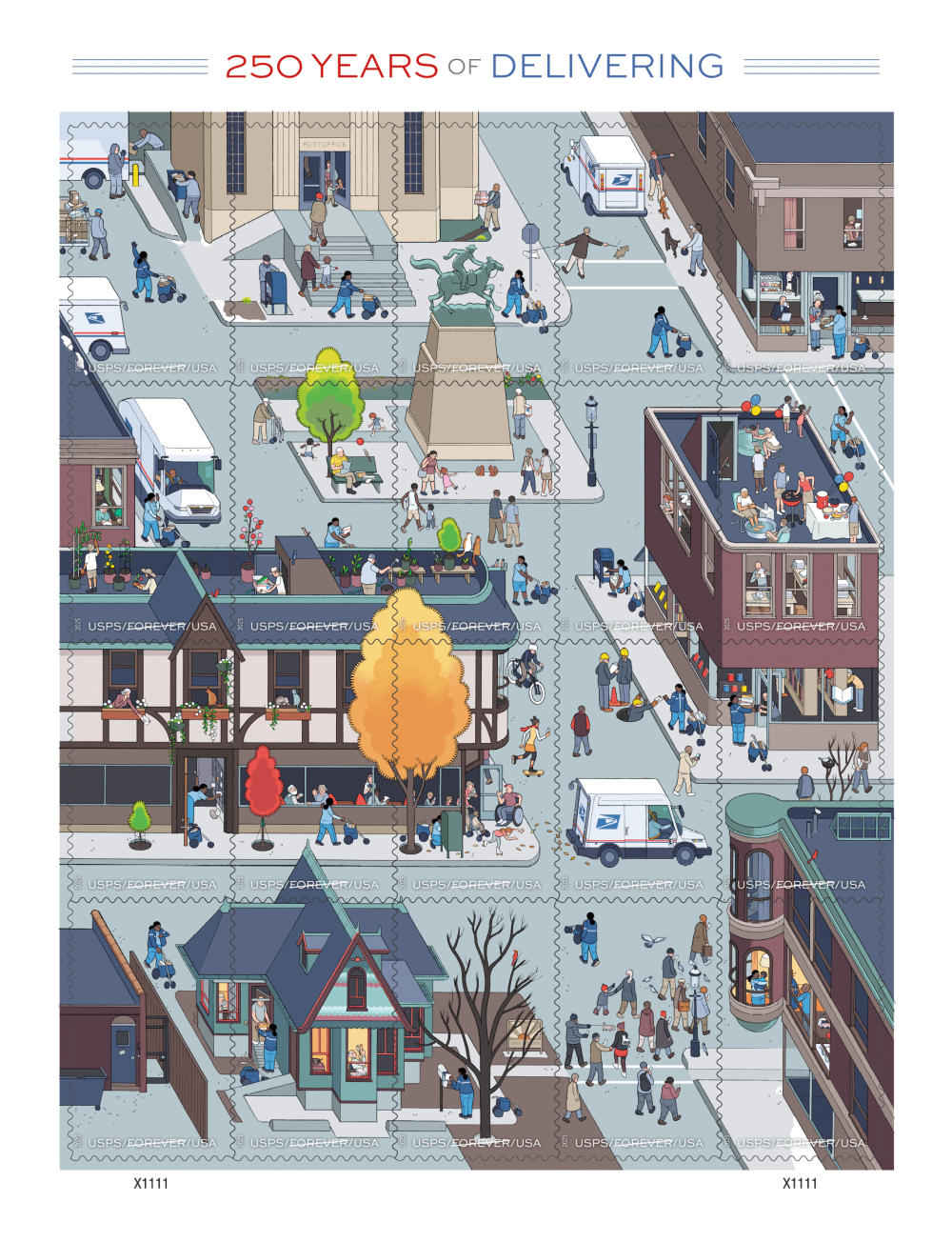 Chris Ware’s postage stamps